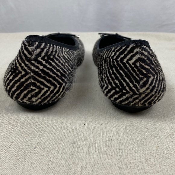 Cole Haan Calf Hair Zebra Print Ballet Flats 10B - Picture 10 of 16